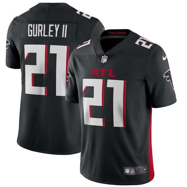 mens nike todd gurley ii black atlanta falcons vapor limited jersey